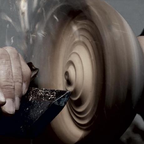 github logo, blurred: drechseln